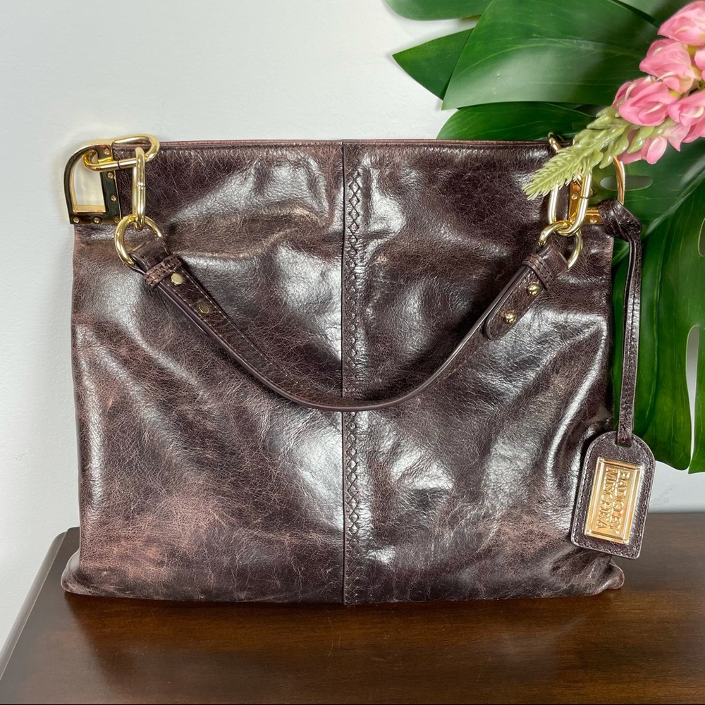 Vtg Badgley Mischka shoulder tote